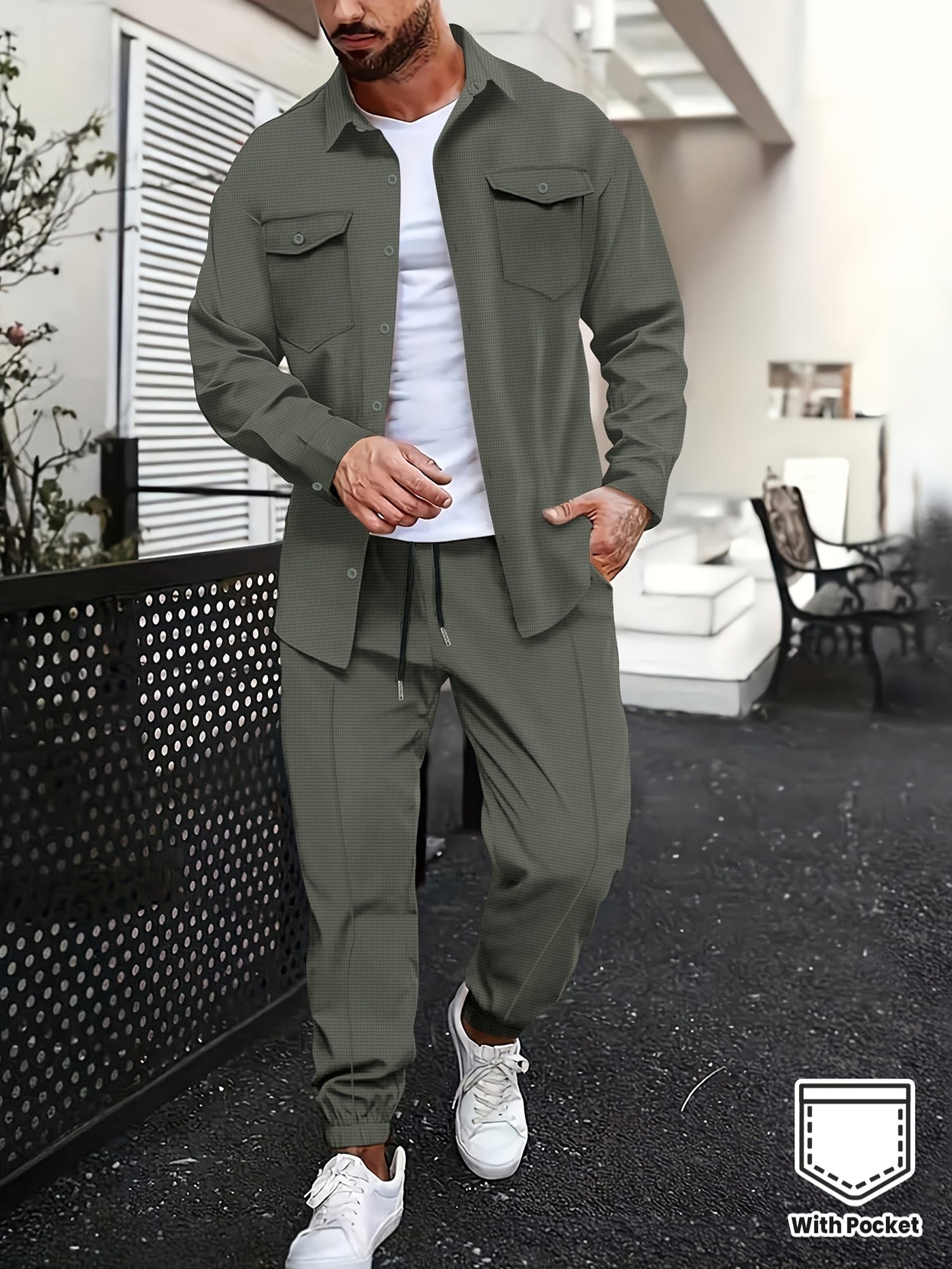 UrbanStride™ Men’s Leisurewear Set