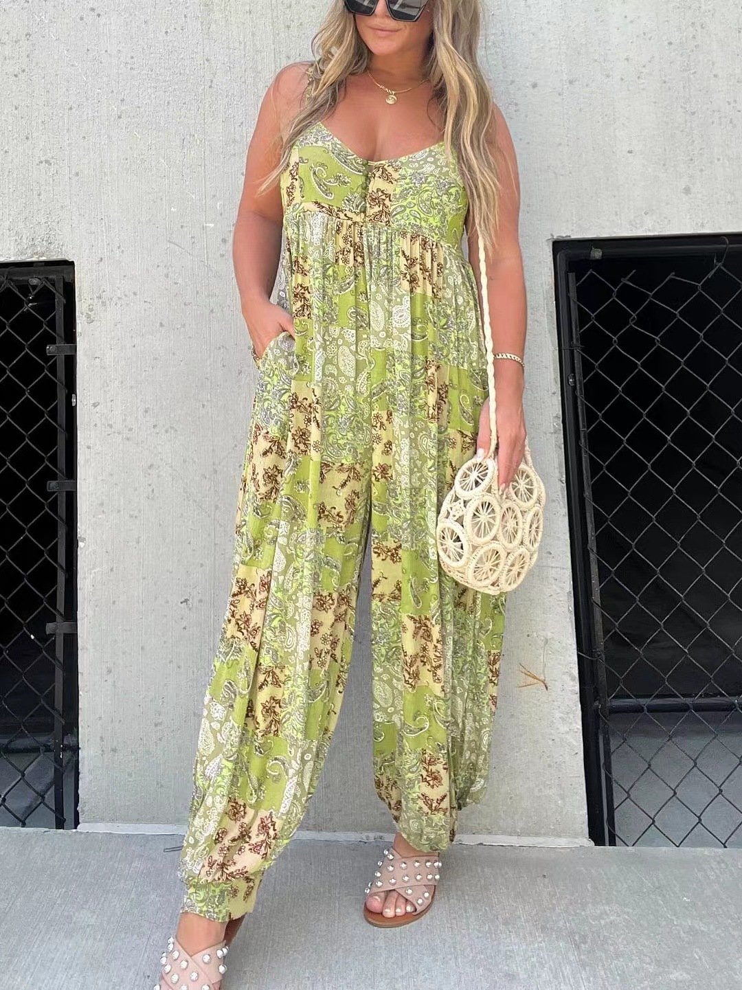 FreeFlow™ Boho Balloon Jumpsuit