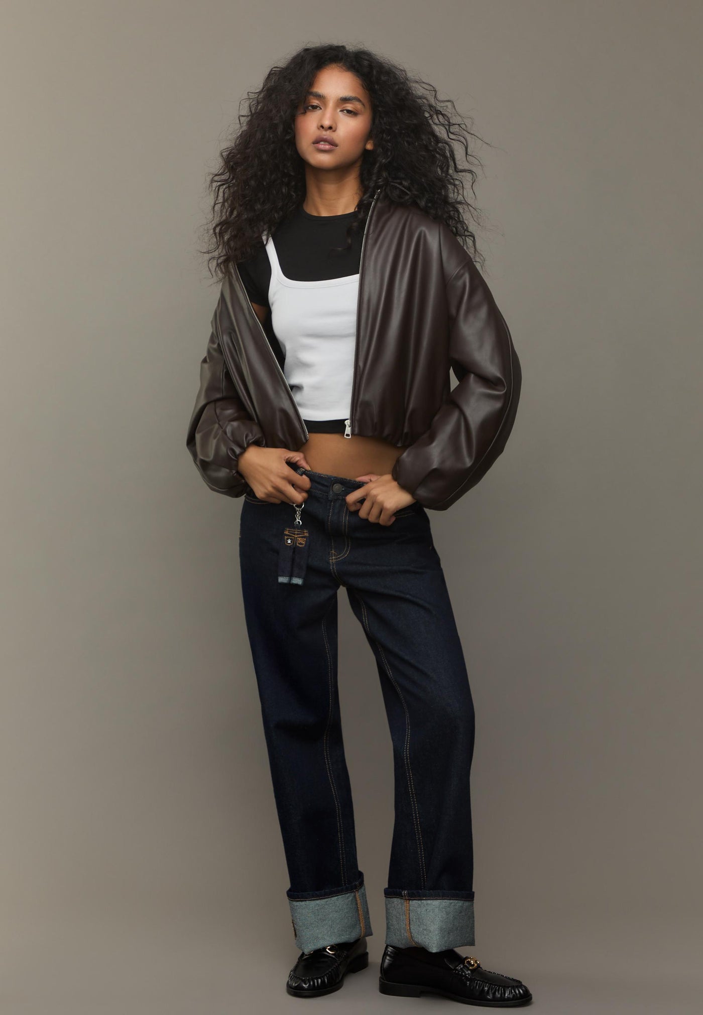 UrbanEdge™ Faux Leather Bomber