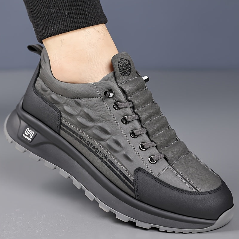 CrocStride™ Leather Sneakers