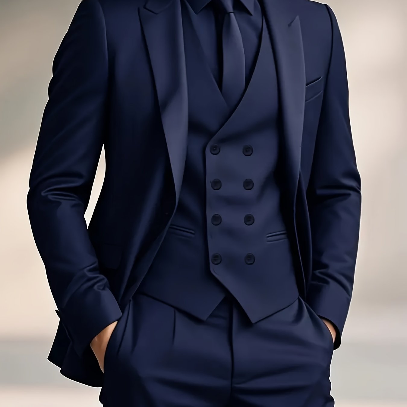 RegalForm™ | Men's 3-Piece Classic Suit Set