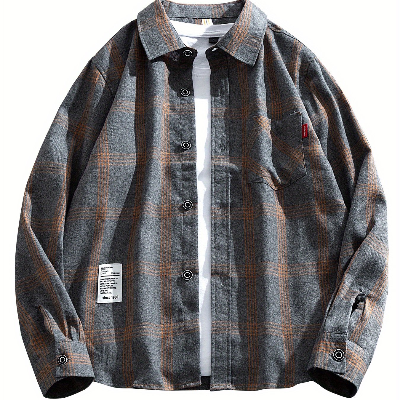 UrbanLoom™ Casual Plaid Shirt