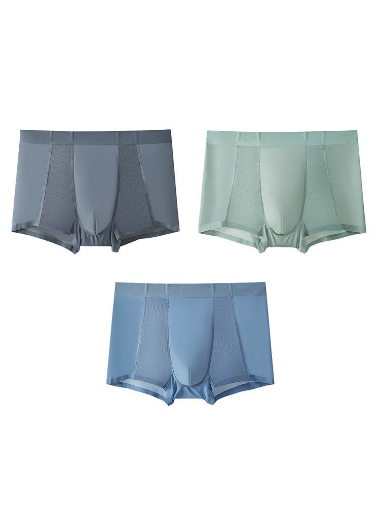 AeroCool™ | 3-Pack Men’s Antibacterial Cooling Air Trunks