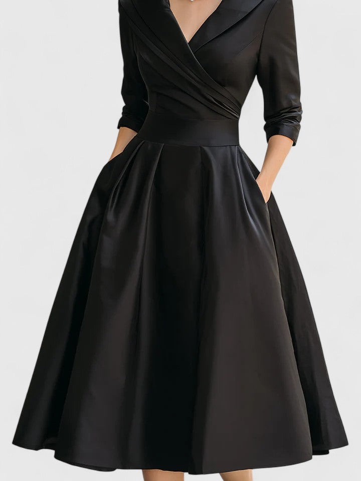 Bellamyra™ Elegant Midi Dress