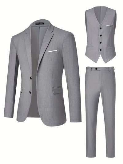 Aurelian™ | Men’s Premium 3-Piece Formal Suit Set