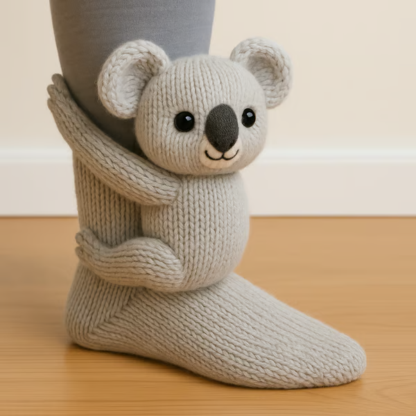 Lina™ | Soft Knitted Animal Socks