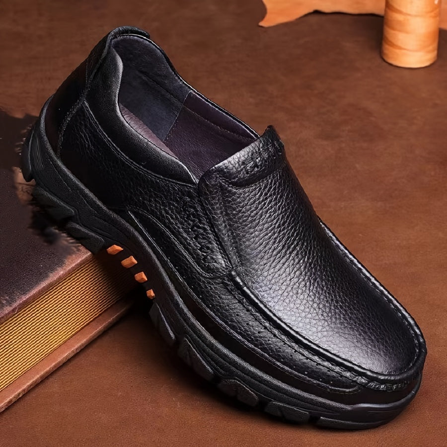 HeritageStride™ Leather Slip-On Dress Shoes
