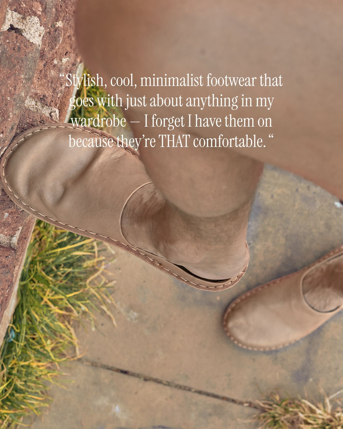 TerraStep™ Fawn Leather Slippers