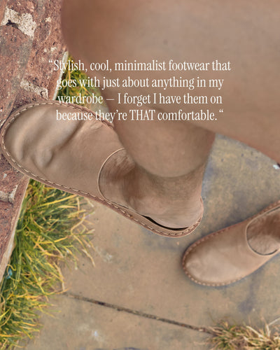 TerraStep™ Fawn Leather Slippers