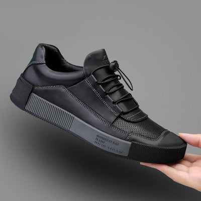 UrbanElegance™ Leather Lace-Up Shoes