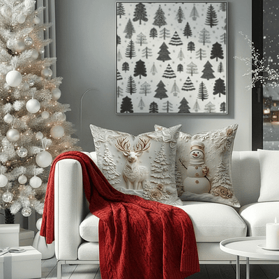 CozyFest™ | Christmas-Themed Decorative Pillow Cover