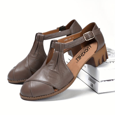 LUOXIWEI™ Roman Elegance Closed-Toe Sandals