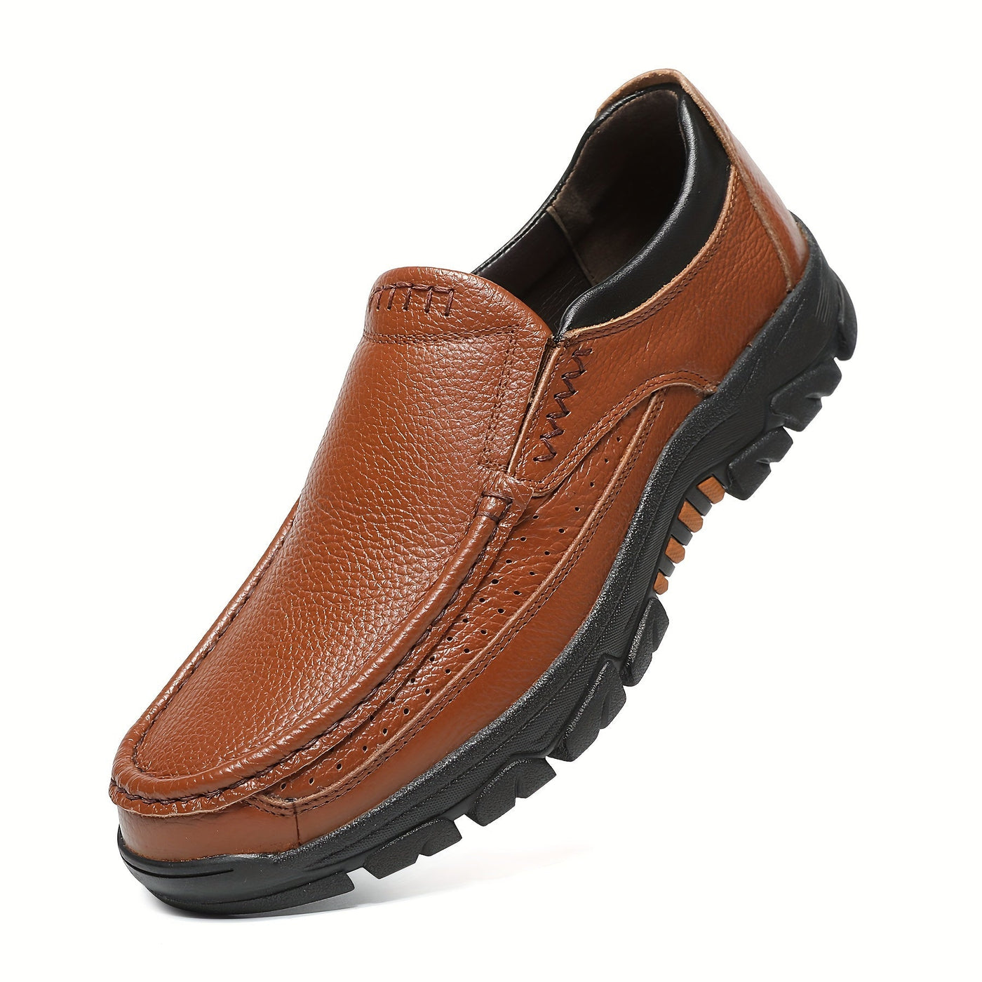 HeritageStride™ Leather Slip-On Dress Shoes
