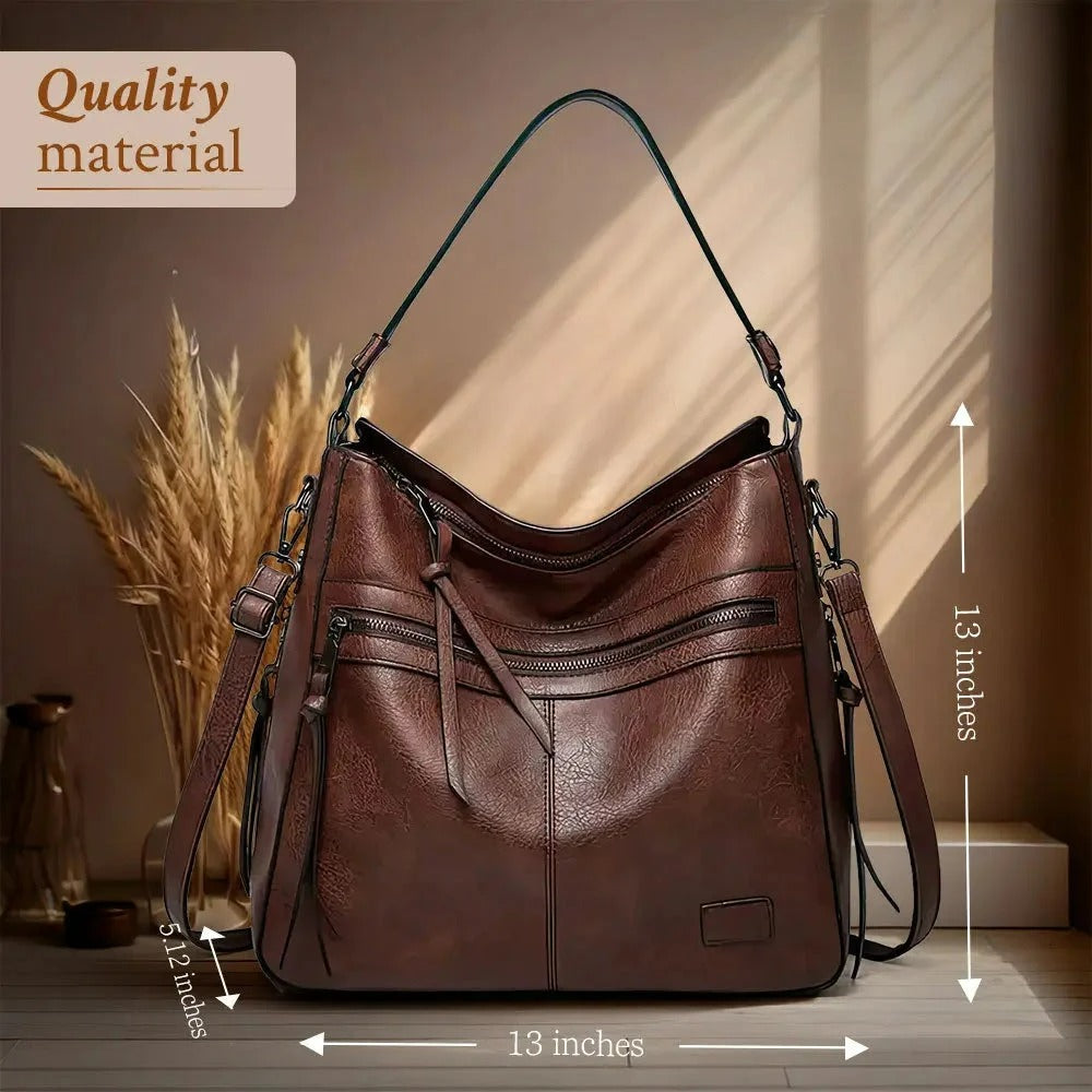 Rose - Luxury Leather Shoulder Bags for Travel