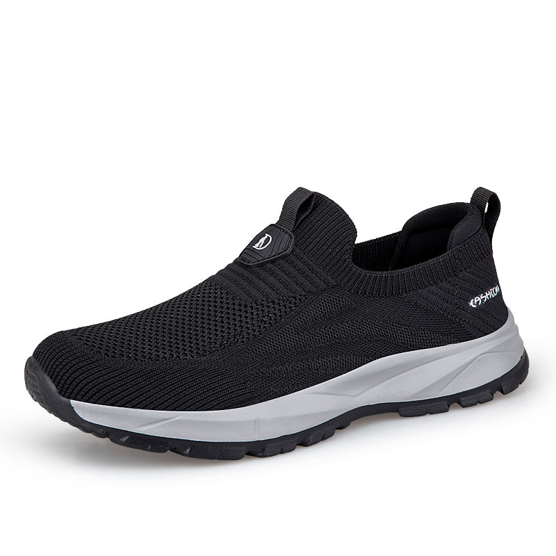 ComfyStride™ Men’s Orthopedic Slip-On Knit Sneakers