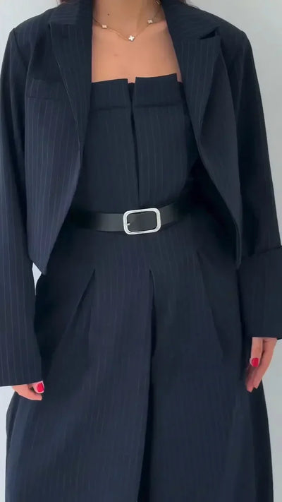 Eloré™ | Classy Women’s Bustier Suit Set