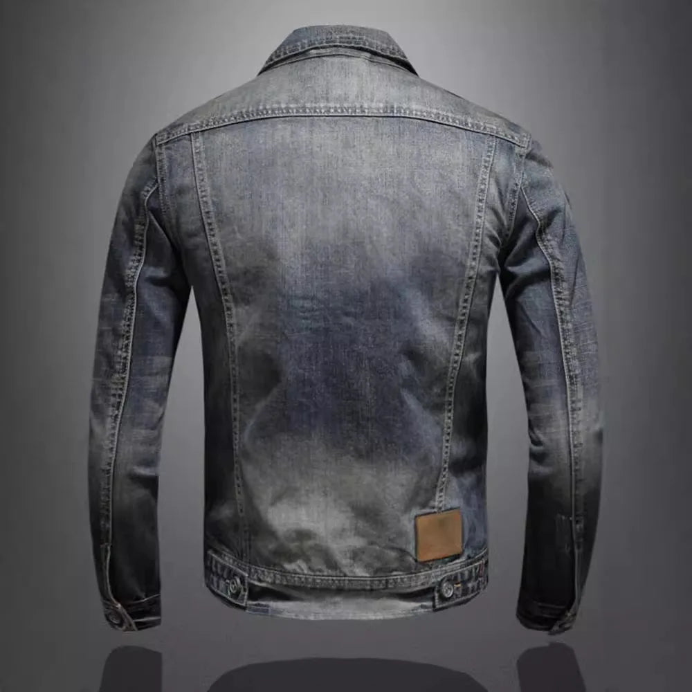 Radeko | Men’s Slim Fit Denim Jacket