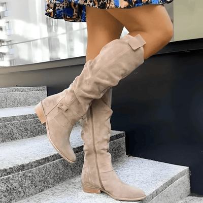 Reverie - Stylish Suede Knee Boots