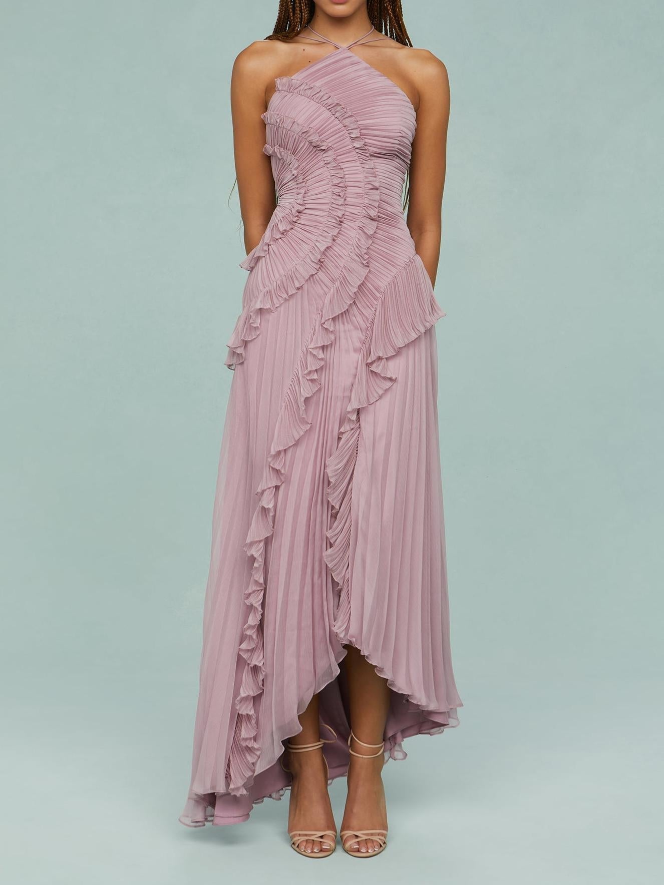 Marina – Ocean Whirlpool Maxi Dress