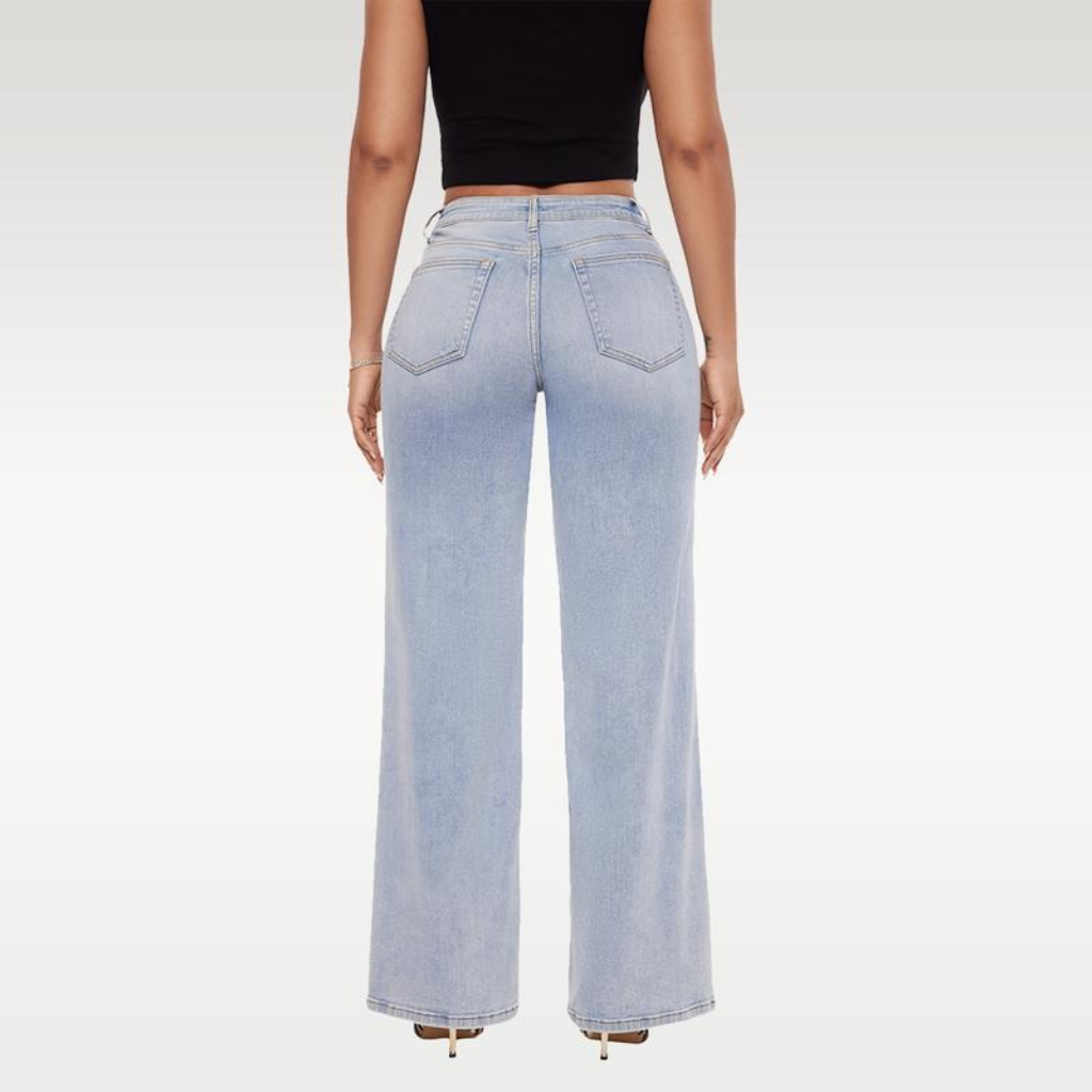 Breylen™ Wide-Leg Stretch Jeans