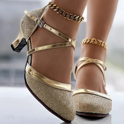 Talia | Elegant Chunky Heel Sandal