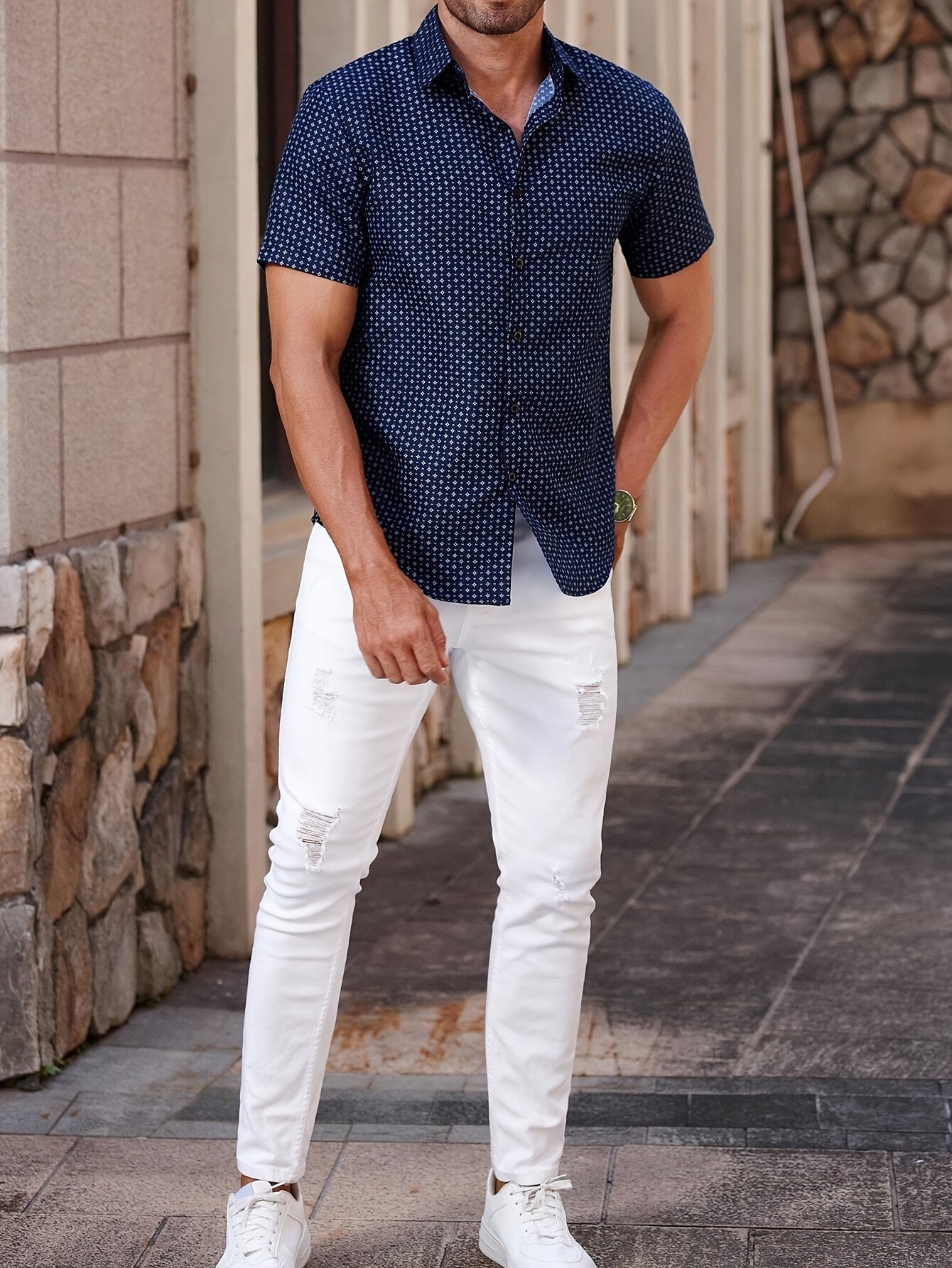 GeoStyle™ Men’s Short-Sleeve Shirt