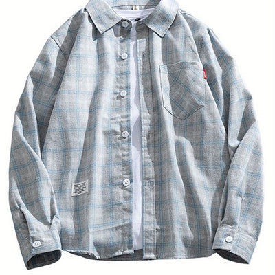 UrbanLoom™ Casual Plaid Shirt