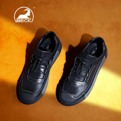 UrbanElegance™ Leather Lace-Up Shoes