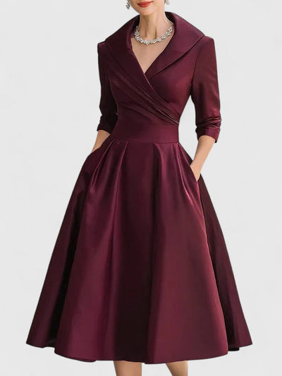 Bellamyra™ Elegant Midi Dress