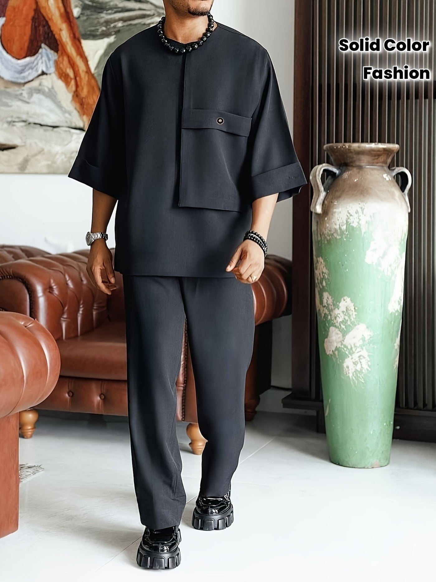 AfroChic™ Men’s Dashiki Outfit