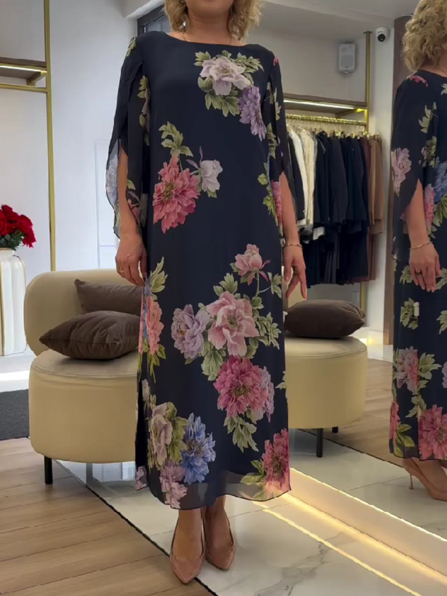 BloomLuxe™ Floral Maxi Dress