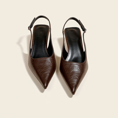 ModeStep™ Pointed Slingback Heels