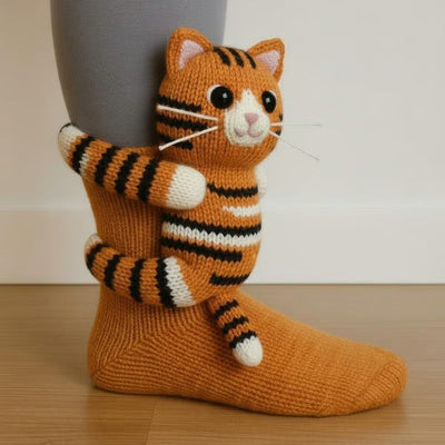 Lina™ | Soft Knitted Animal Socks
