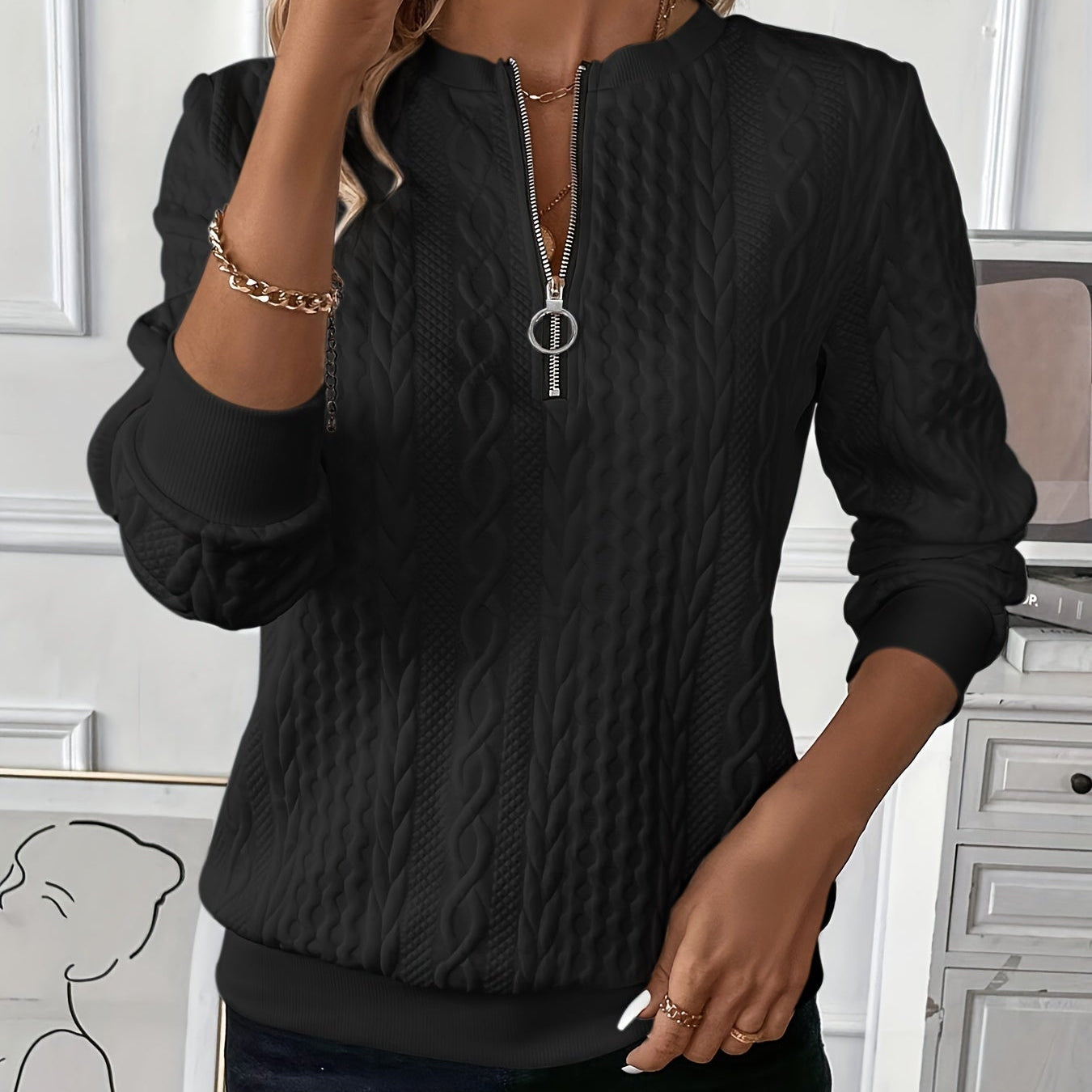 Liora™ Cozy Knit Women's Sweater