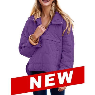 CozyCloud™ Women’s Oversized Puffer Hoodie