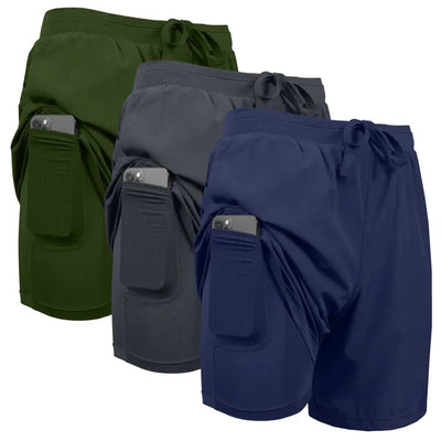 AthletiCore™ Quick-Dry Shorts with Liner