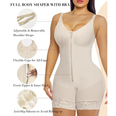 CurveSculpt™ – Women’s Body Shaper with Tummy Control & Butt Lifter