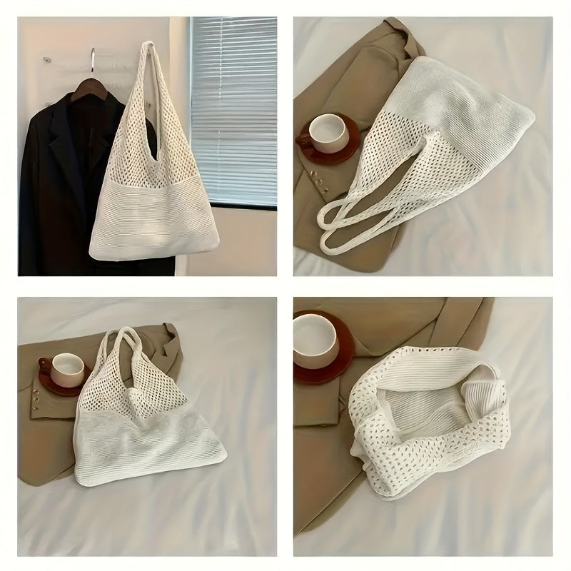 LoomLuxe™ Knit Shoulder Bag