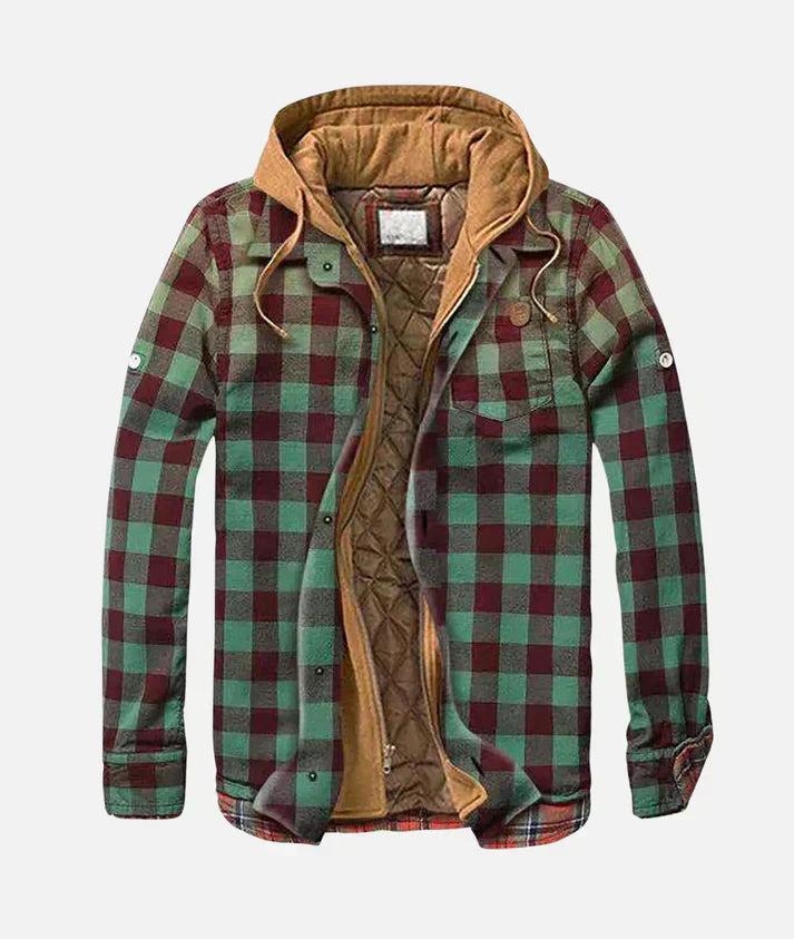 Šimon – Stylish Patchwork Plaid Jacket
