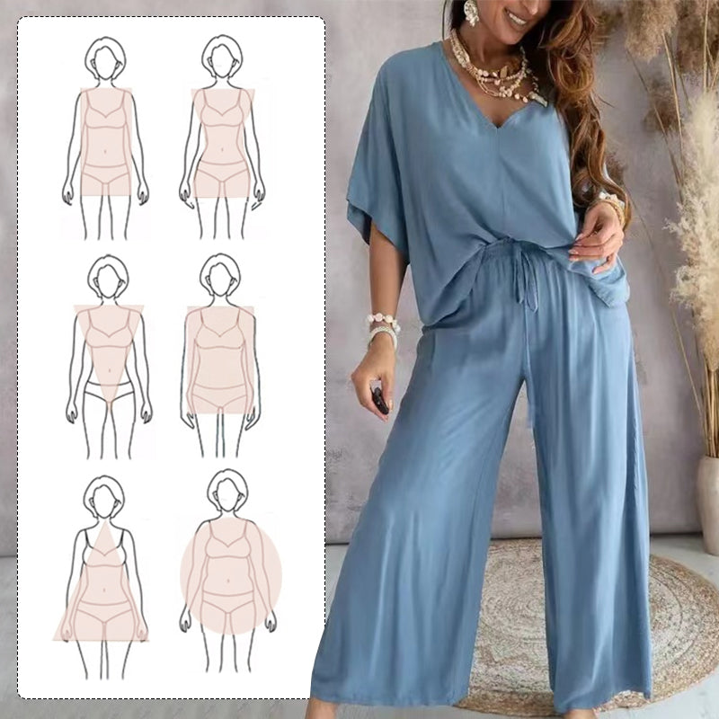 ComfiChic™ – Women’s Casual Loose Solid Color Suit