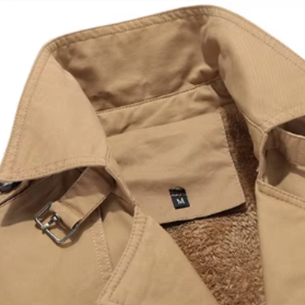 Karel – Elegant Padded Trench Coat