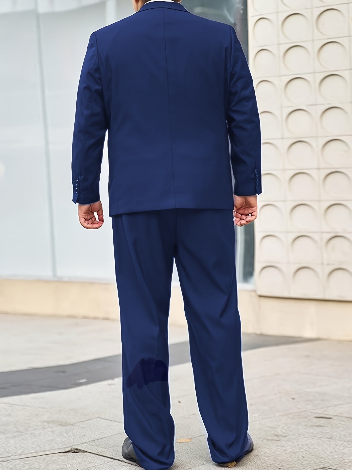 GrandeurFit™ Plus-Size 3-Piece Suit Set