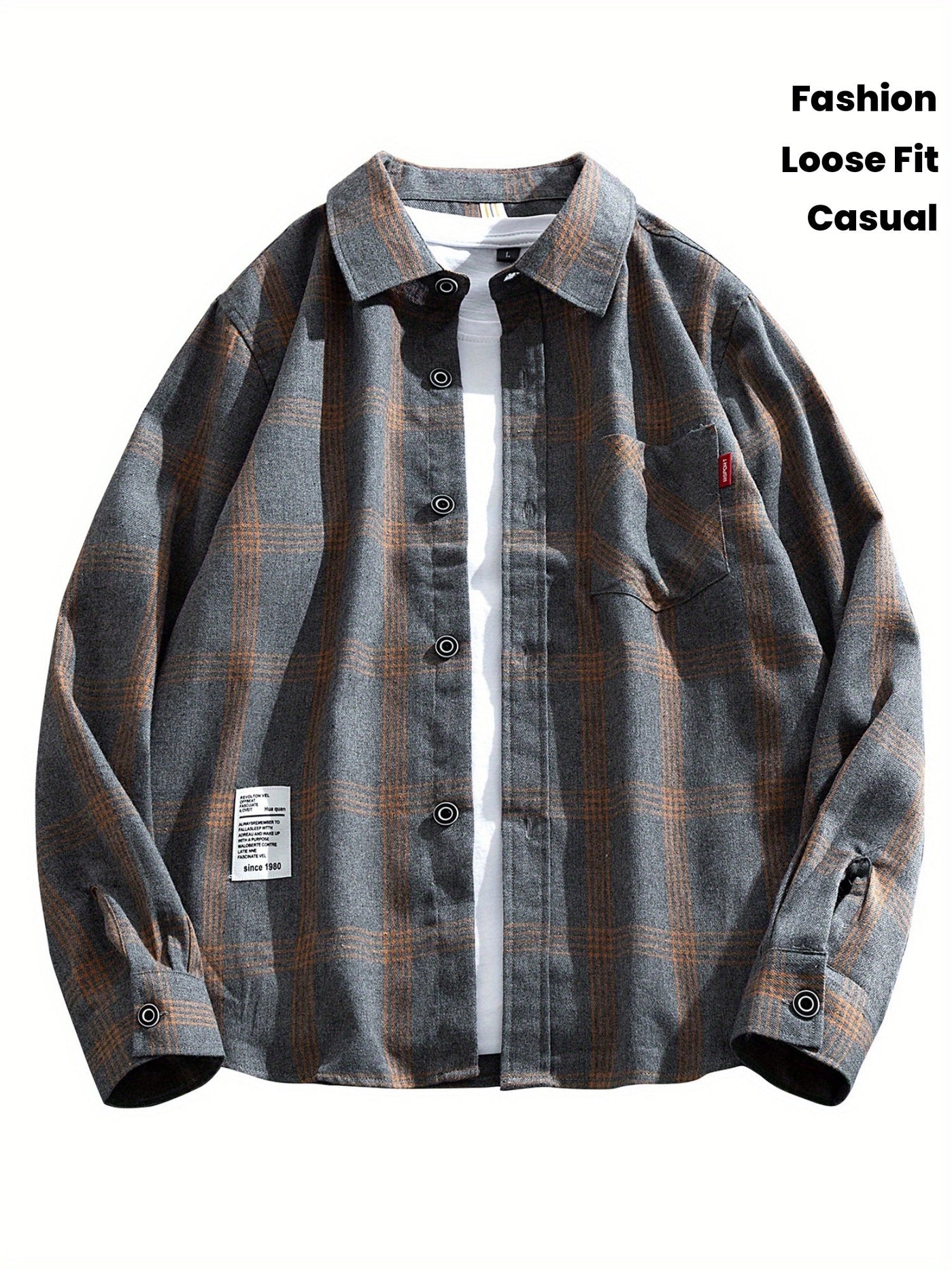 UrbanLoom™ Casual Plaid Shirt