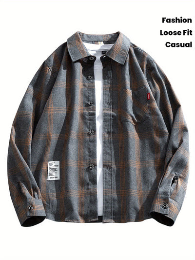 UrbanLoom™ Casual Plaid Shirt