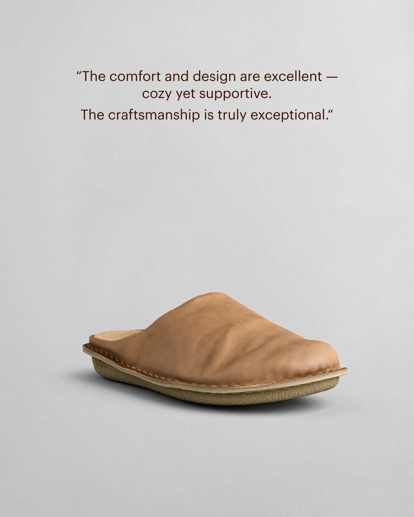 TerraStep™ Fawn Leather Slippers