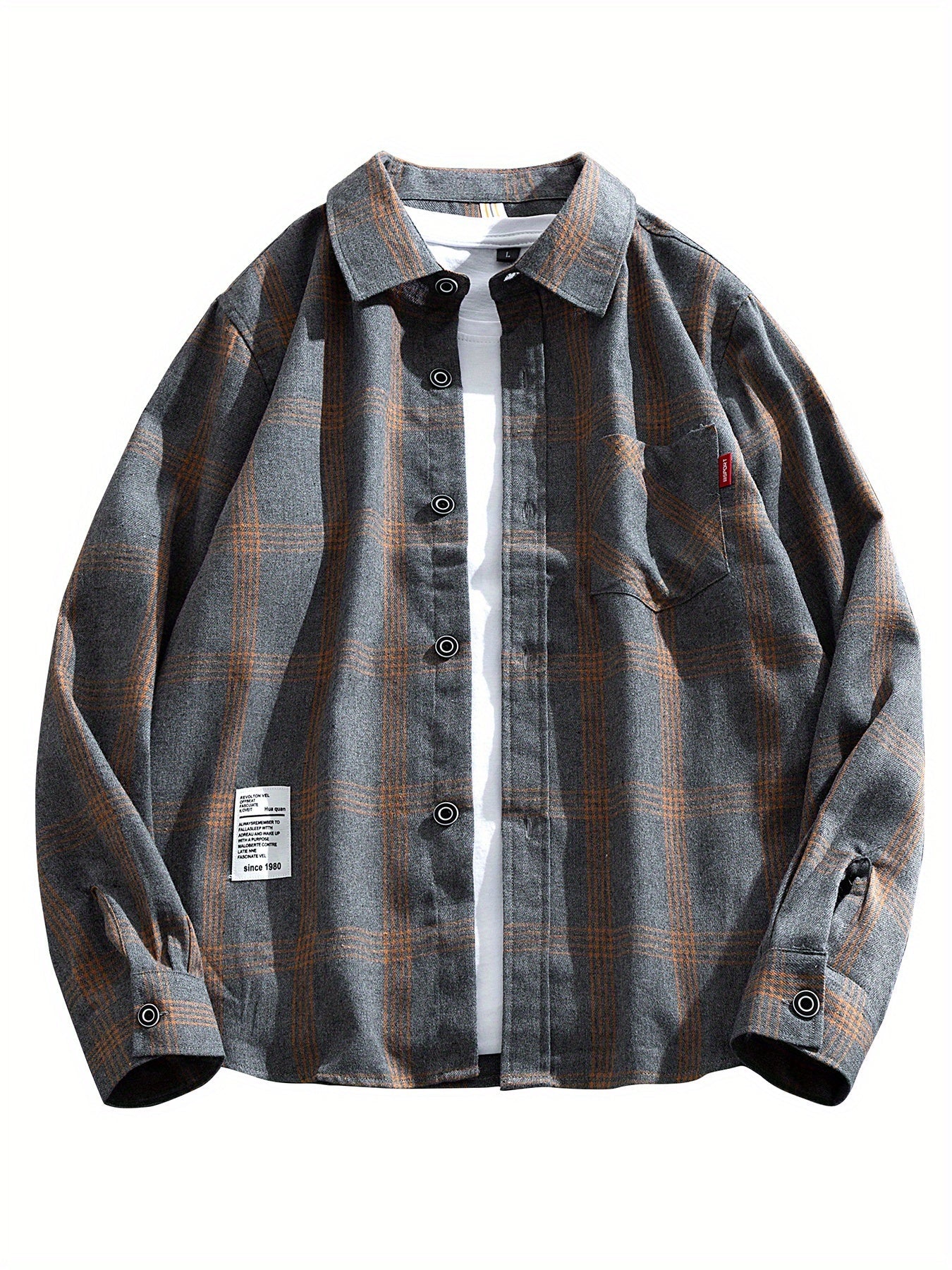 UrbanLoom™ Casual Plaid Shirt