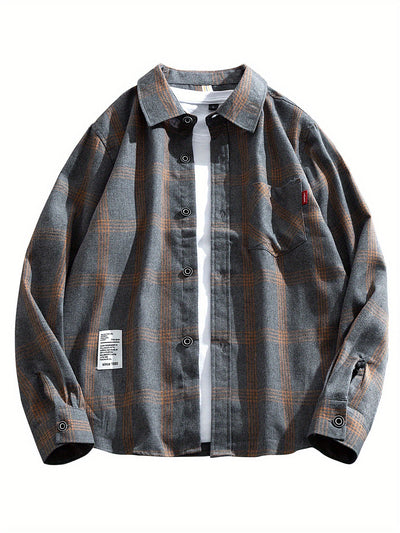 UrbanLoom™ Casual Plaid Shirt