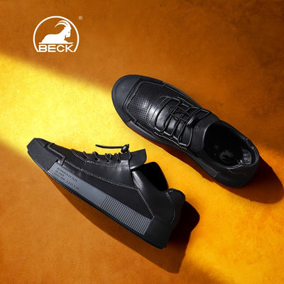 UrbanElegance™ Leather Lace-Up Shoes