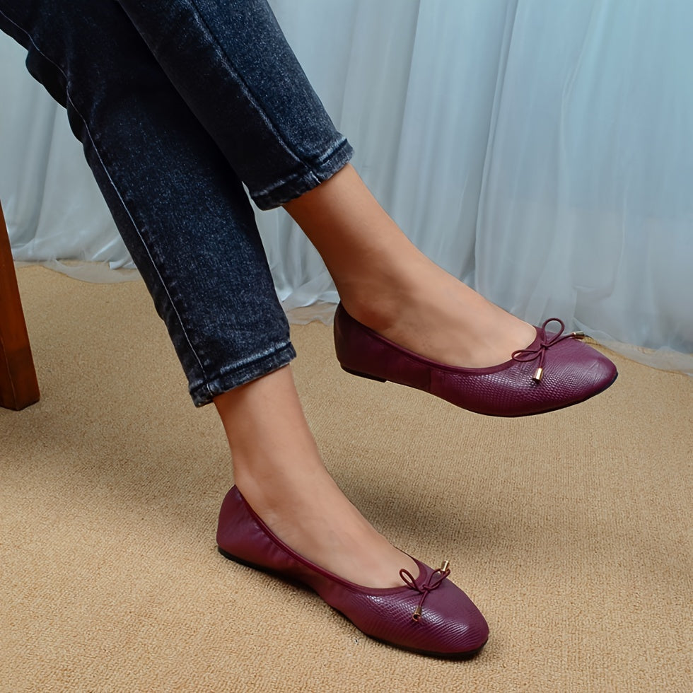 BlissBow™ Soft Sole Flats