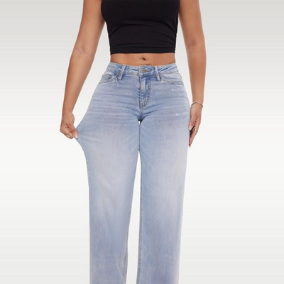 Breylen™ Wide-Leg Stretch Jeans